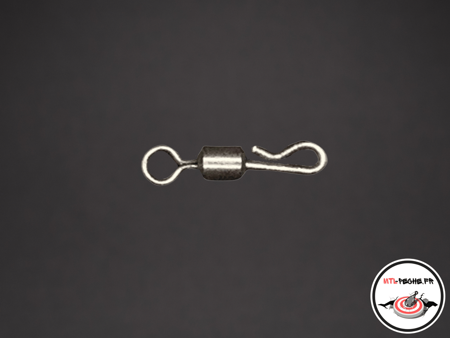 Attache rapide, noir, taille 6 et 8, Pêche Carpe, MTL Pêche