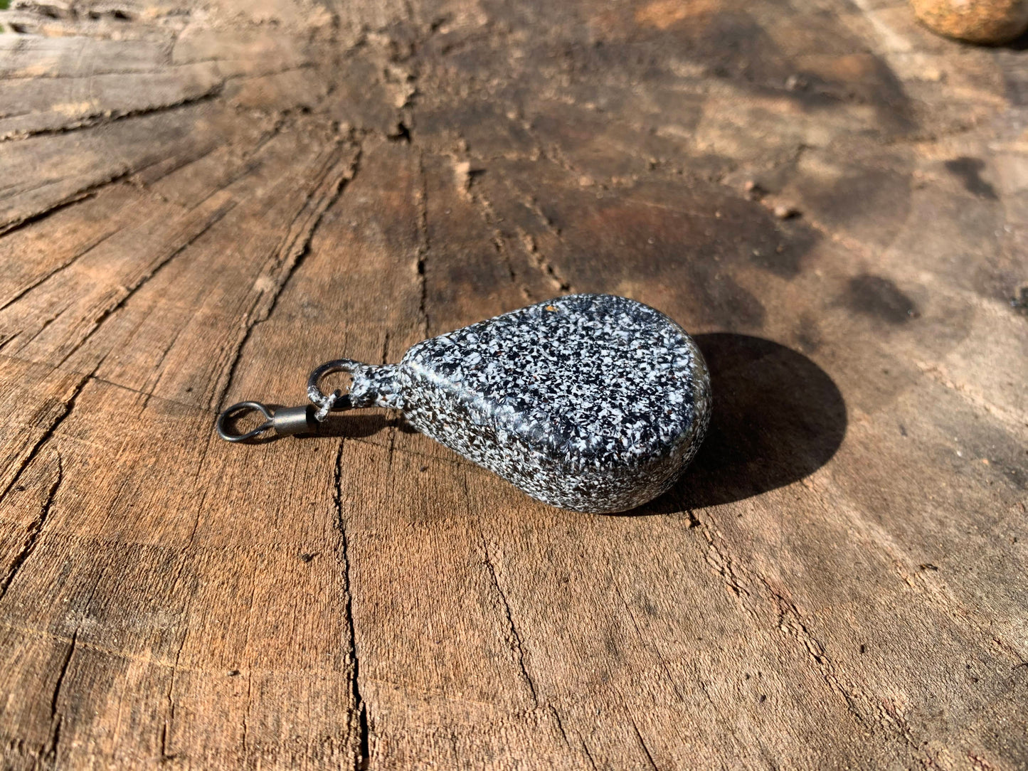 Plomb pêche à la carpe Demi-Poire Pierre Camouflage MTL Pêche